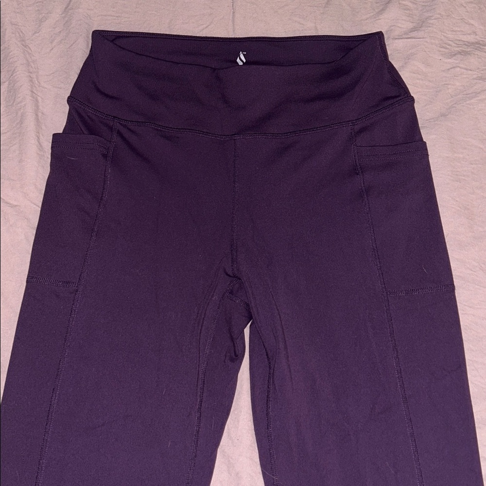 Sketchers Purple Leggings with Pockets M
